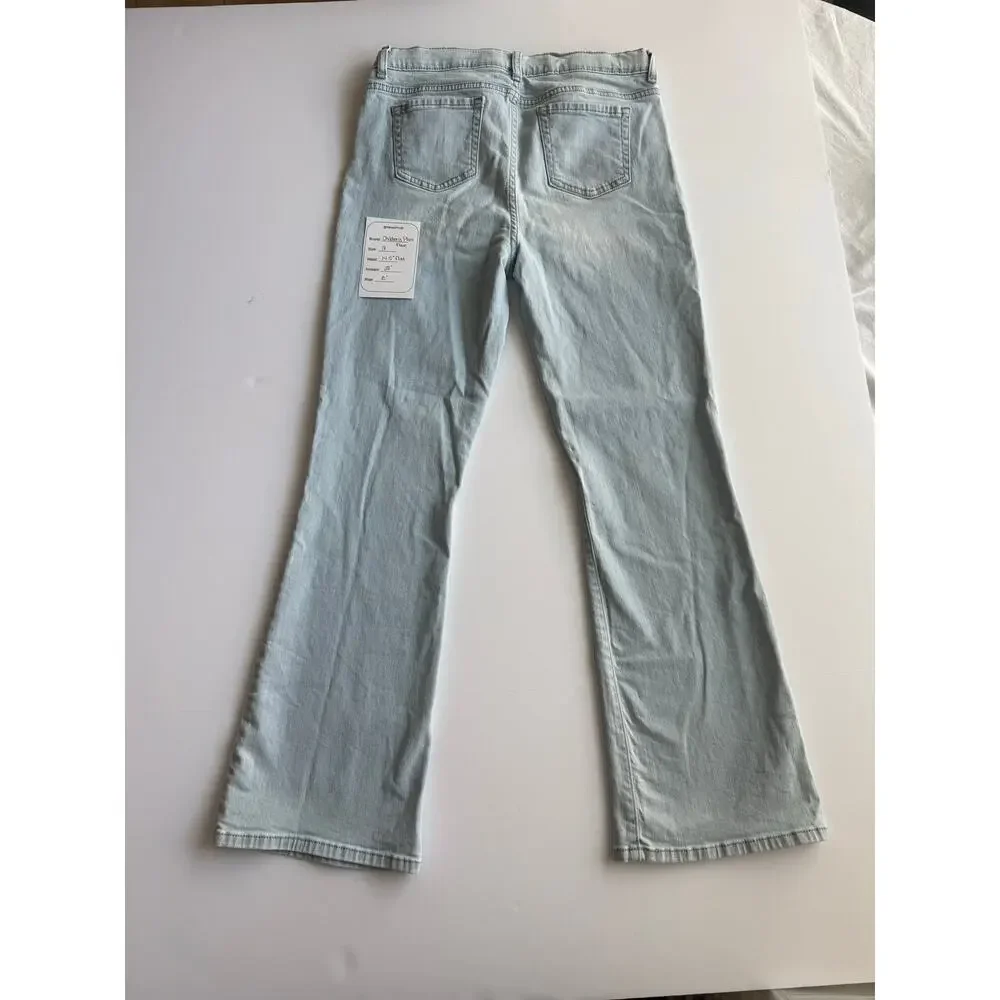 Children's Place Girls Flare Jeans Lot of 2 (Identical) Size 18 Light Wash